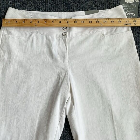 Maurices Women’s Stretch White Classic Fit Capris Sz 7/8 - Picture 6 of 9